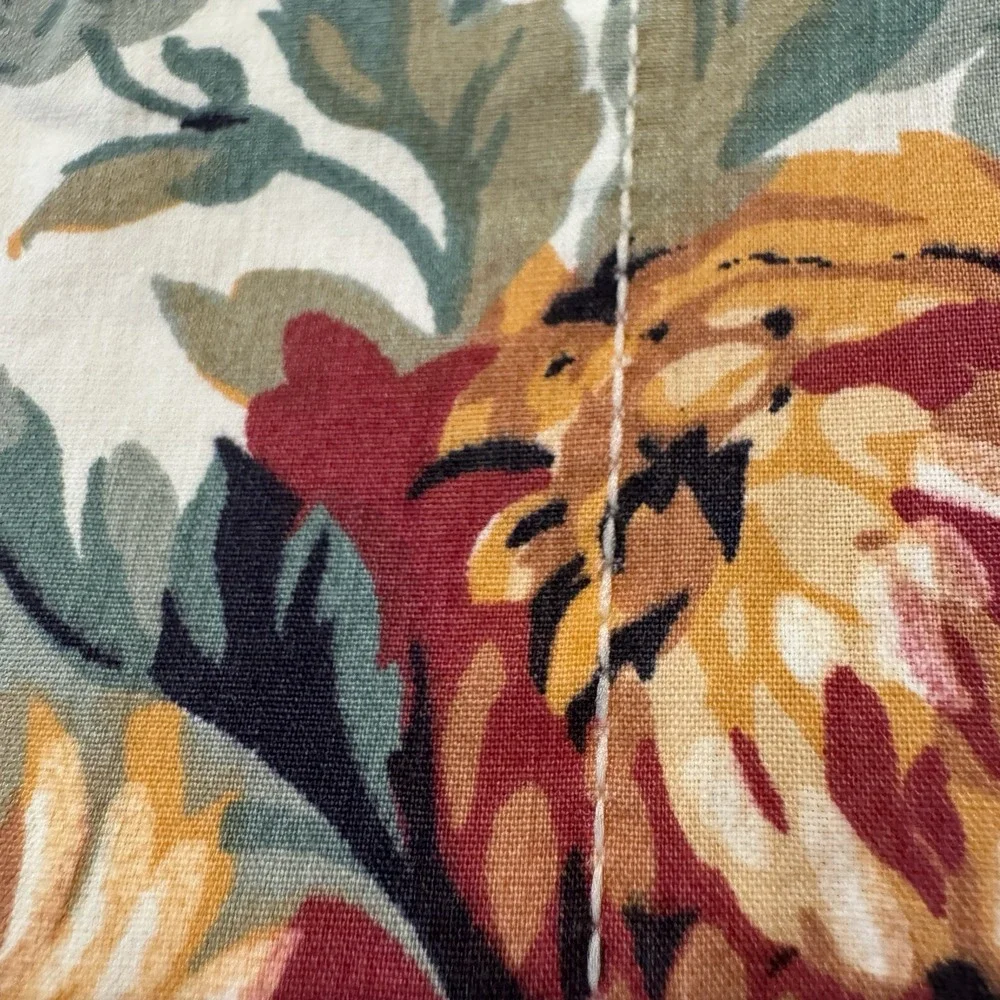 Vtg Ralph Lauren Allison Standard Pillowcase Cotton 18x30 White USA CottageCore
